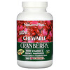 Nature's Plus, Ultra Chewable Cranberry with Vitamin C, Natural Cranberry/Strawberry, 180 Love-Berries
