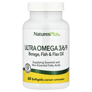 NaturesPlus, Ultra Omega 3/6/9, 60 Softgels