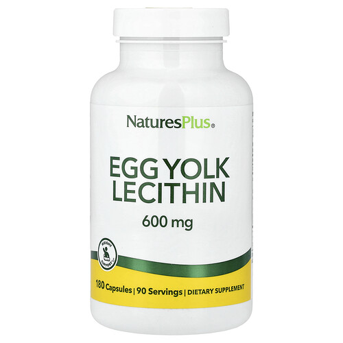 NaturesPlus лецитин из яичного желтка 180 капсул