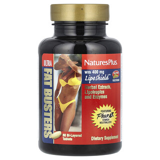 NaturesPlus, Ultra Fat Busters, 60 comprimidos bicapa