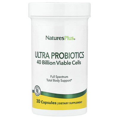 Product Image for NaturesPlus, Ultra Probiotics, 30 Capsules