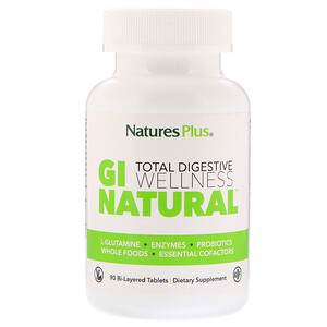 Отзывы о Натурес Плюс, Total Digestive Wellness, GI Natural, 90 Bi-Layered Tablets