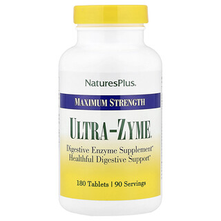 NaturesPlus, Ultra-Zyme®, Μέγιστης Ισχύος, 180 Δισκία