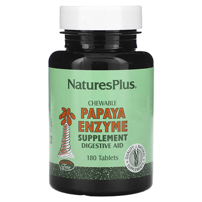 

NaturesPlus Chewable Papaya Enzyme Supplement 180 Tablets