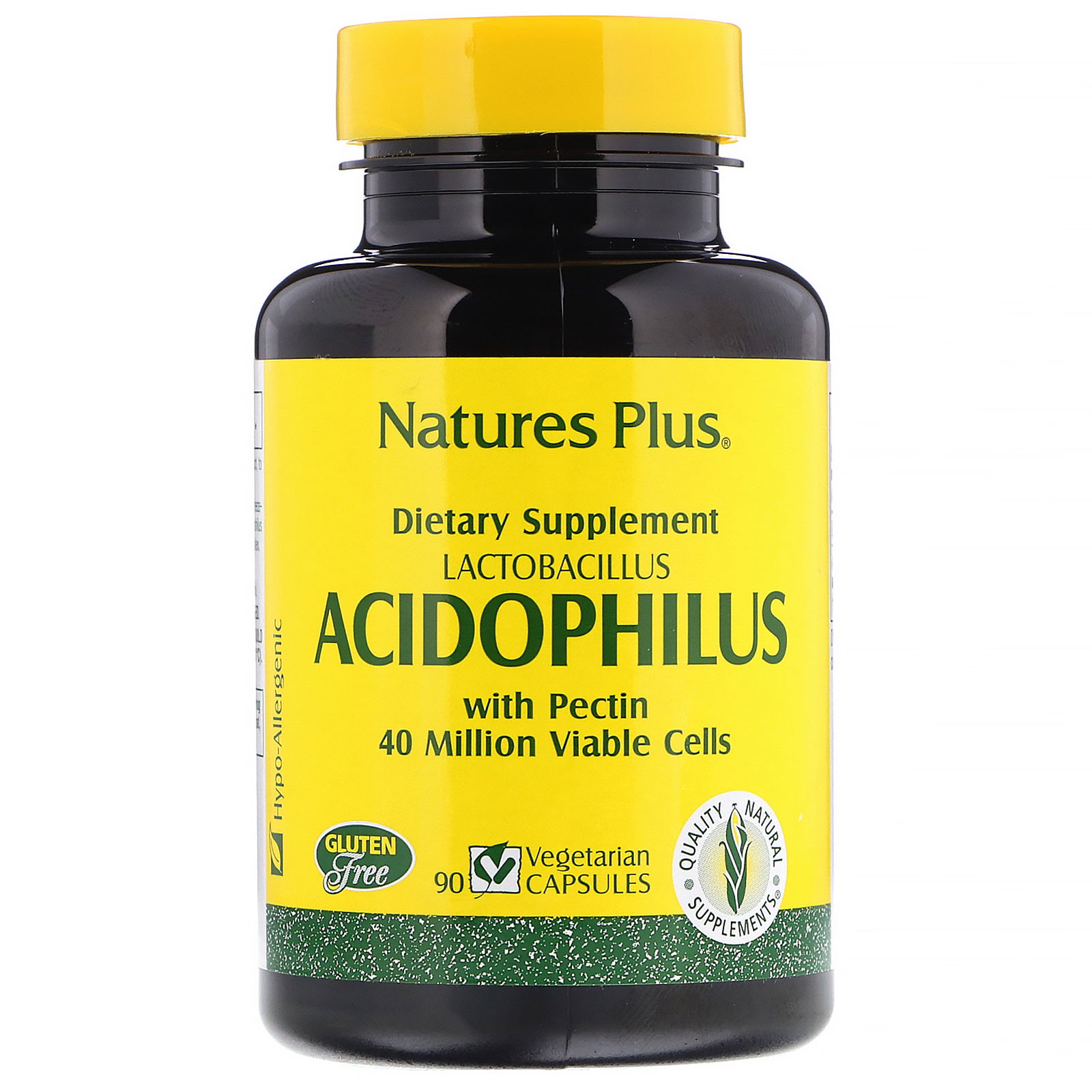 Nature S Plus Acidophilus Lactobacillus 90 Vegetarian Capsules Iherb