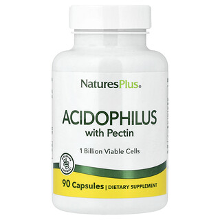 NaturesPlus, Acidophilus con pectina, 90 cápsulas