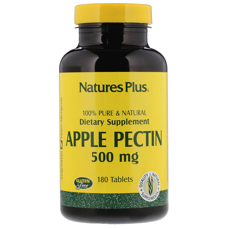 Nature's Plus, Apple Pectin, 500 mg, 180 Tablets iHerb