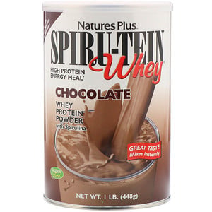 Натурес Плюс, Spiru-Tein Whey, High Protein Energy Meal, Chocolate, 1 lb. (448 g) отзывы