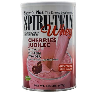 Отзывы о Натурес Плюс, Spiru-Tein Whey, High Protein Energy Meal, Cherries Jubilee, 1.05 lbs. (476 g)