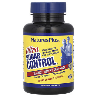 NaturesPlus, Ultra Sugar Control, Ultimate Dieter's Companion, 60 Tablets