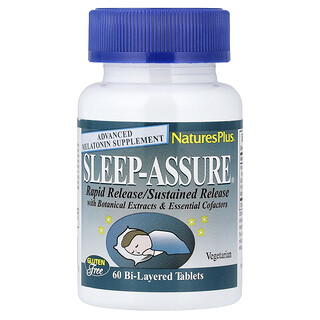 NaturesPlus, Sleep Assure®, 60 tabletas de dos capas