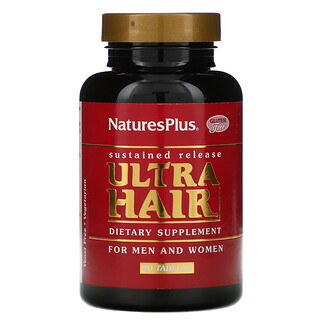 Nature's Plus, Ultra Hair（ウルトラヘア）、男性＆女性用、タブレット90粒
