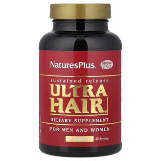 NaturesPlus, Ultra Hair®, Para hombres y mujeres, 90 comprimidos