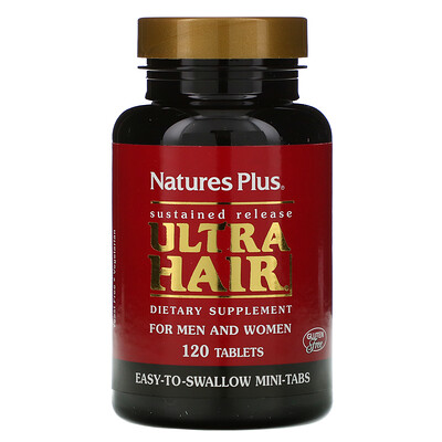 Nature's Plus Ultra Hair, для мужчин и женщин, 120 таблеток