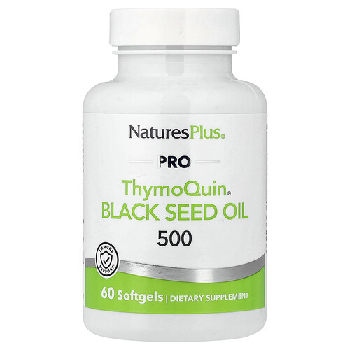 Naturesplus Pro ThymoQuin® Black Seed Oil 500, 60 Softgels (500 mg per Softgel)