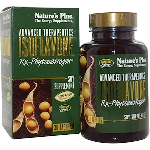 Nature's Plus, Продвинутая терапия, изофлавон Rx-фитоэстрогенов, 30 таблеток