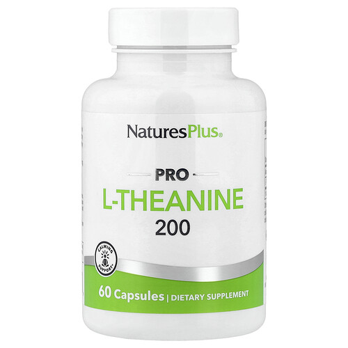 NaturesPlus Pro L-теанин 200 60 капсул (200 мг в 1 капсуле)