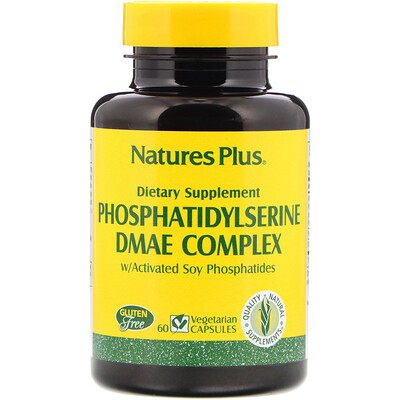 Nature's Plus Phosphatidylserine DMAE Complex, 60 Vegetarian Capsules