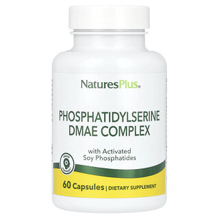 NaturesPlus, Fosfatidyyliseriini-DMAE-kompleksi, 60 kapselia