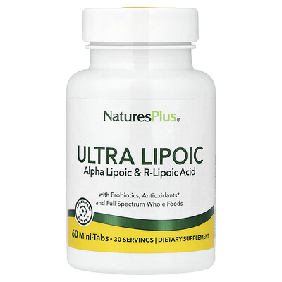 NaturesPlus, Ultralipoico, 60 minicomprimidos