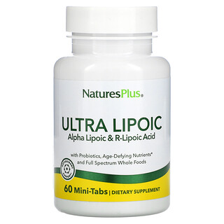 Nature's Plus, Ultra Lipoico, 60 Minicomprimidos