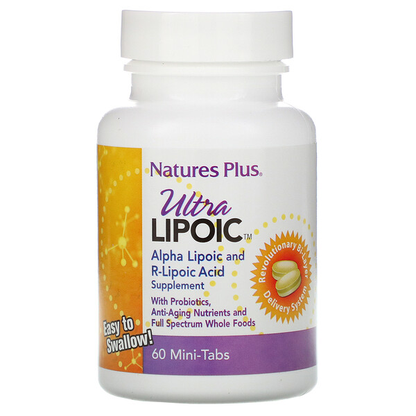 Nature's Plus‏, Ultra Lipoic, 60 Mini Tabs