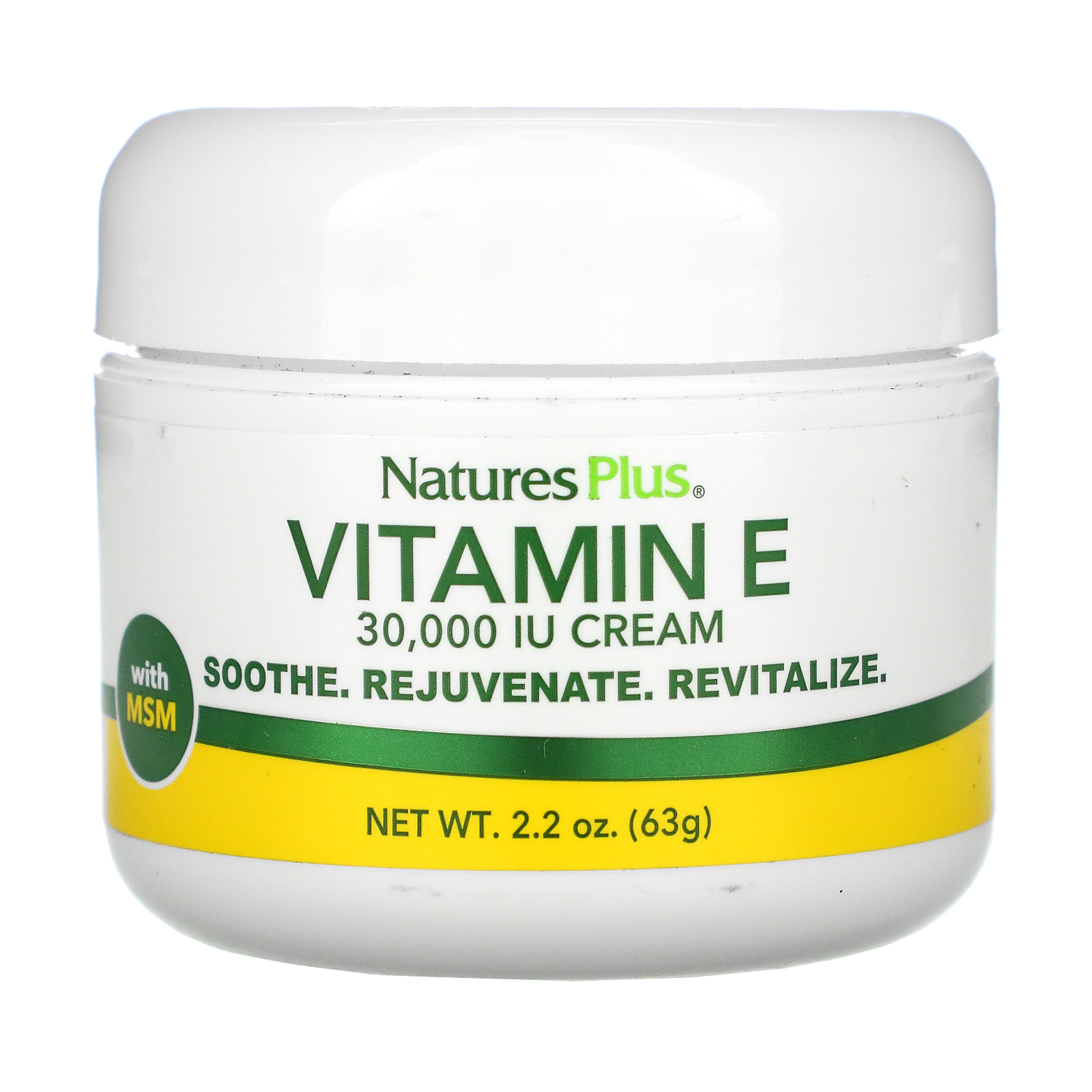 Voorspeller Boodschapper wees stil Nature's Plus, Vitamin E Cream, 30,000 IU, 2.2 oz (63 g)