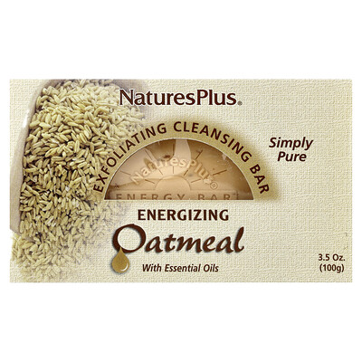 Product Image for NaturesPlus, Oatmeal Exfoliating Cleansing Bar, 3.5 oz. (100 g)