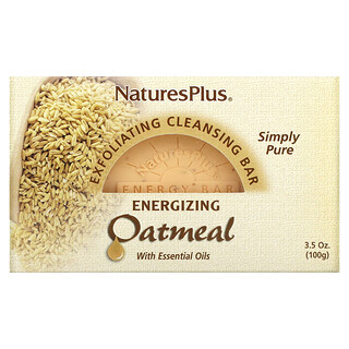 NaturesPlus, Oatmeal Exfoliating Cleansing Bar, 3.5 oz. (100 g)