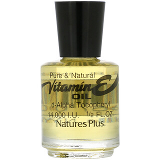 Nature's Plus, Óleo de Vitamina E, 14.000 UI, frasco de 1/2 oz
