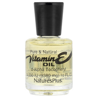 NaturesPlus, Minyak Vitamin E, 1/2 ons cairan