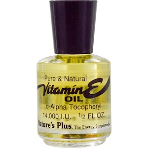 Nature's Plus, Масло с витамином Е, 14,000 IU, 1/2 жидких унций