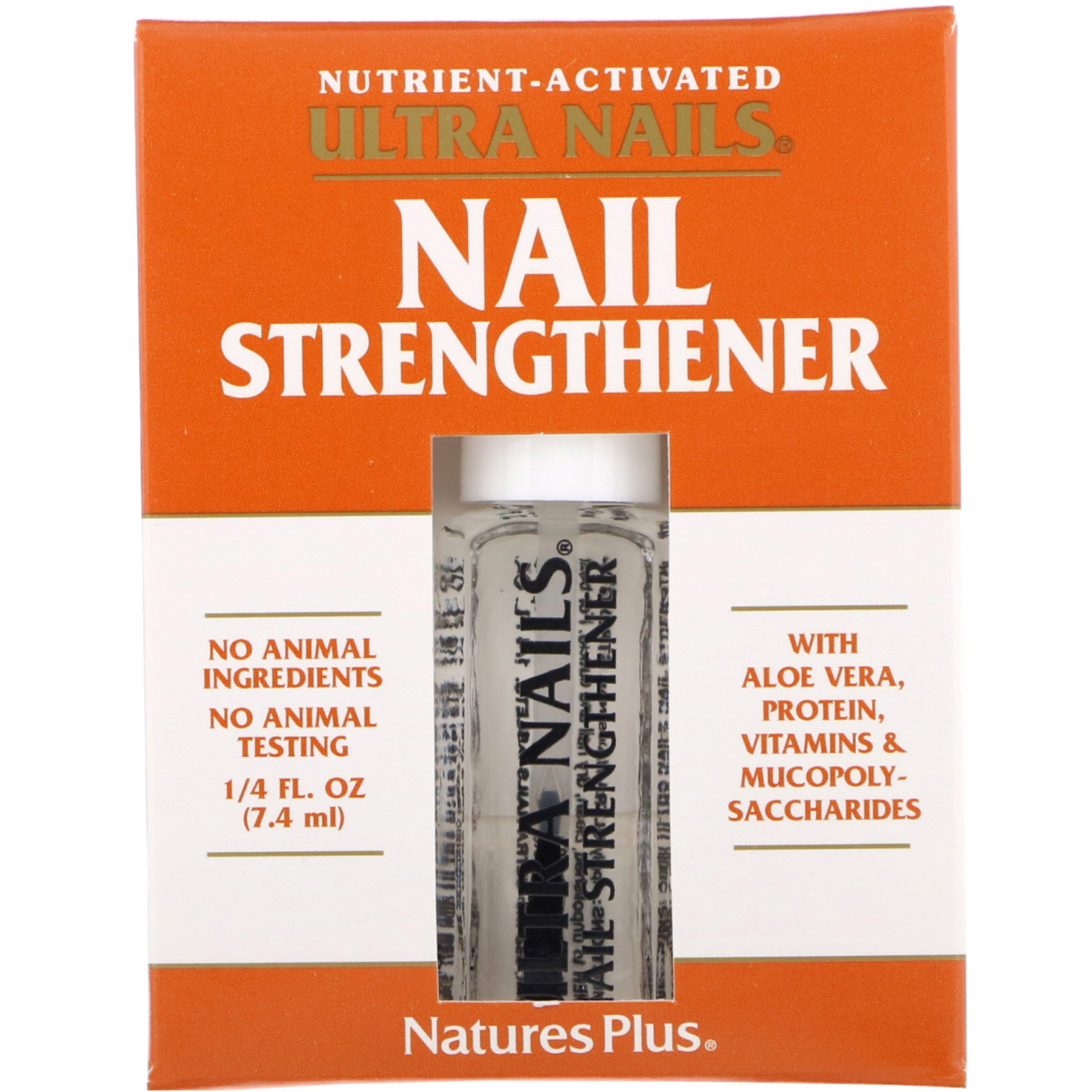 NaturesPlus ネット限定 ウルトラネイル Ultra Nails 爪増強剤 ml 4液量オンス 1 美品 7.4