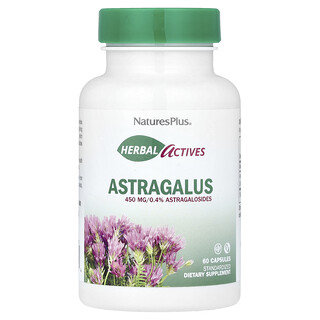 NaturesPlus, Kruidenactieve stoffen, Astragalus, 450 mg, 60 capsules