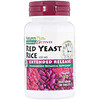 Nature's Plus, Herbal Actives, красный ферментированный рис, 600 мг, 30 вегетарианских таблеток