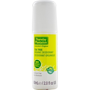 Отзывы о Натурес Плюс, Thursday Plantation, Tea Tree Organic Deodorant, 2.0 fl oz (60 ml)