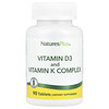 Vitamin D3 and Vitamin K Complex, 90 Tablets