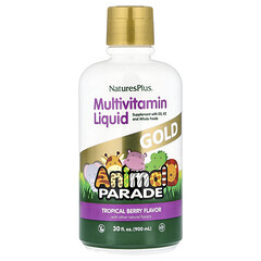 Animal Parade® Gold, мультивітаміни в рідкій формі, тропічні ягоди, 900 мл (30 рідких унцій)