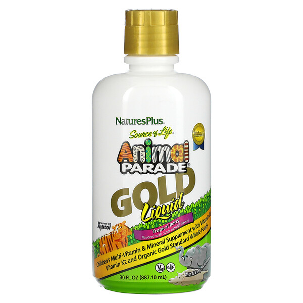 Nature's Plus, Source of Life, Animal Parade, Gold Liquid, Tropical ...