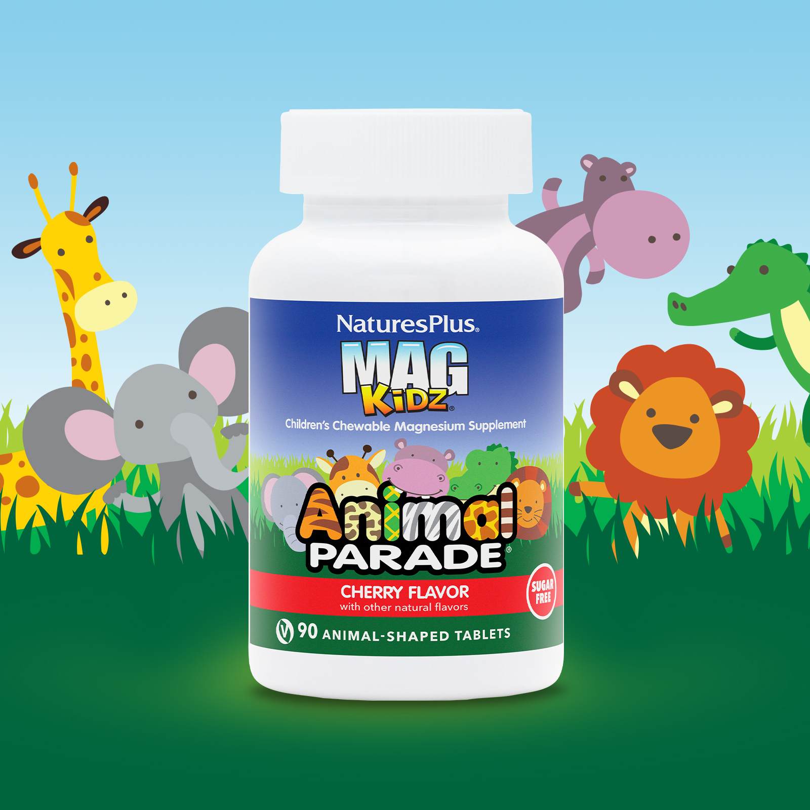 NaturesPlus Animal Parade MagKidz Children s Chewable Magnesium naturesplus-animal-parade-magkidz-children-s-chewable-magnesium