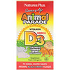 Nature's Plus, Source of Life, Animal Parade, 비타민 D3, 천연 블랙 체리 맛, 500 IU, 90 정