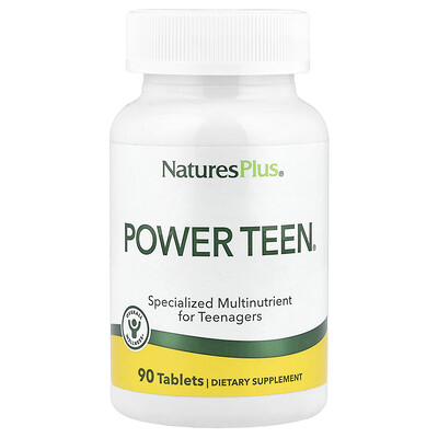 NaturesPlus, Source of Life, Power Teen, 90 comprimidos