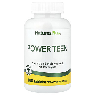 NaturesPlus, Power Teen, 180 de tablete