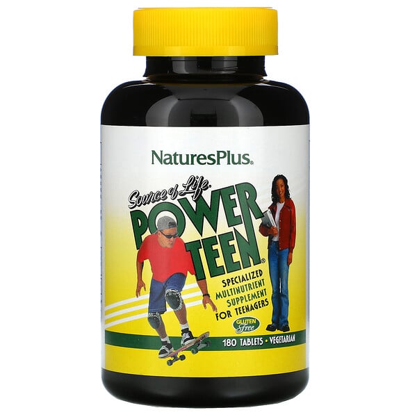 Nature's Plus, Source of Life, Power Teen, 180 Tabletten