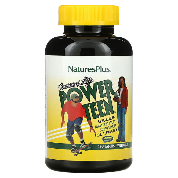 Nature's Plus‏, Source of Life، Power Teen، 180 قرصًا