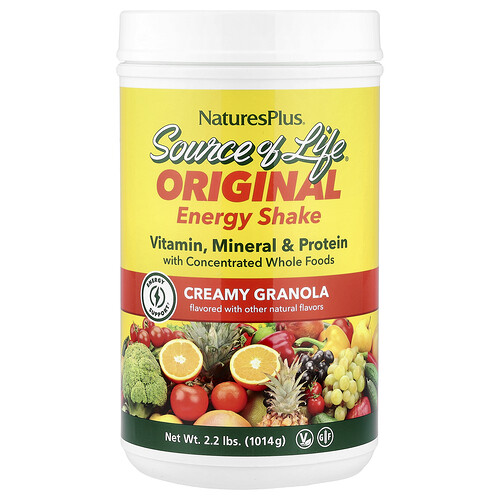 Source of Life Energy Shake Natural Delicious Creamy Granola Flavor