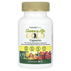 Source of Life®, золото, найкраща мультивітамінна добавка, 90 капсул