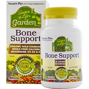 Nature's Plus, Source of Life, Garden, Поддержка для костей 120 овощных капсул