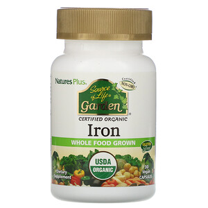 Отзывы о Натурес Плюс, Source of Life Garden, Iron, 30 Vegan Capsules