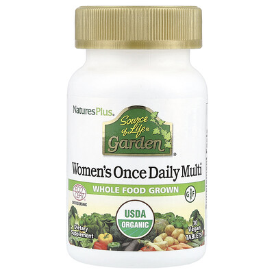 Product Image for NaturesPlus, Source of Life Garden, Women's Once Daily Multi, 30 Vegan Tablets